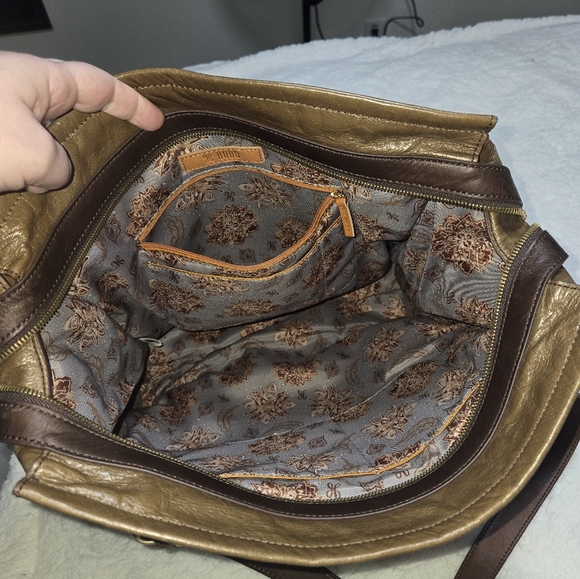 HOBO Brown Leather Tote Bag - Picture 7 of 8